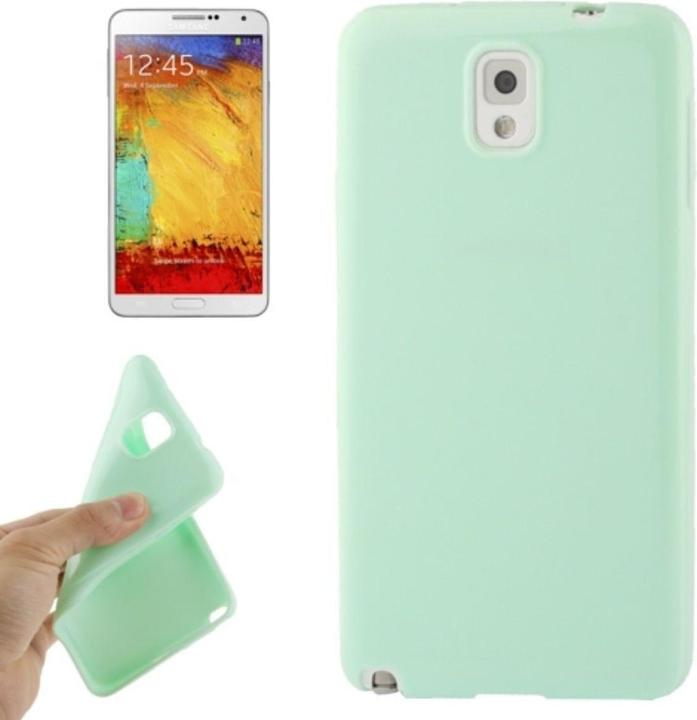 Actual product image König Design Protective cover TPU Case for mobile Samsung Galaxy Note 3 N9000 Light green (Samsung Galaxy Note 3)