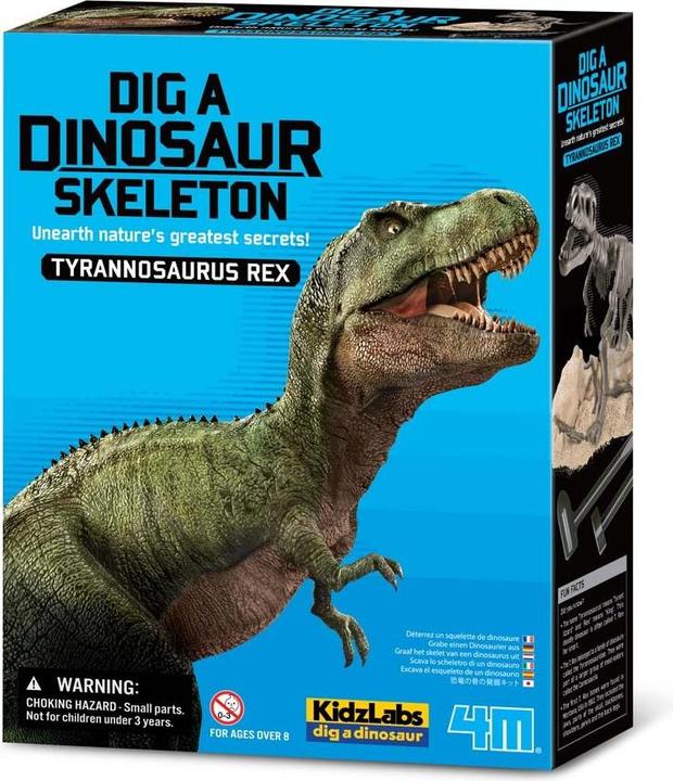 Immagine prodotto 4M Scheletro di Tyrannosaurus Rex - Set di scavi - Paleontologia - Bambino - 8 anni