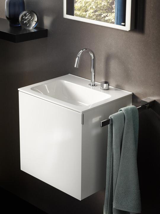 Actual product image Emco Evo 400 washbasin, 400x320mm, without overflow, for Evo 400 vanity unit, 95771144 (320 mm, 400 mm)