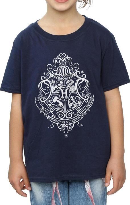 Image du produit - T-shirt HOGWARTS DRACO DORMIENS CREST - Fille (116)