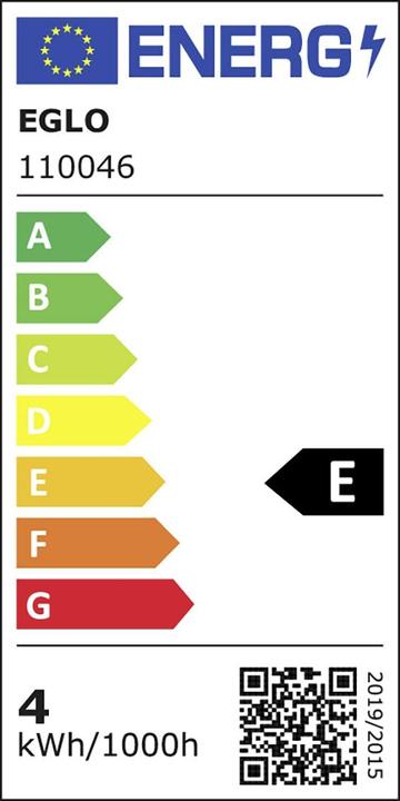 Energie-Label EGLO Leuchtmittel (E14, 4 W, 470 lm, 1 x, E)