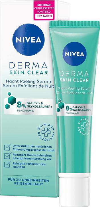 Image du produit NIVEA Derma Skin Clear Peel Ser de nuit (nouveau) 40 ml (40 ml)