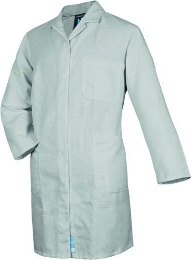HB Tempex ESD ladies coat CONDUCTEX® silver grey