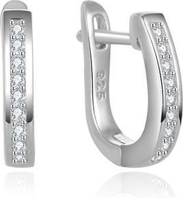 Image du produit Beneto Élégants boucles d'oreilles rondes en argent AGUC2612 (L)