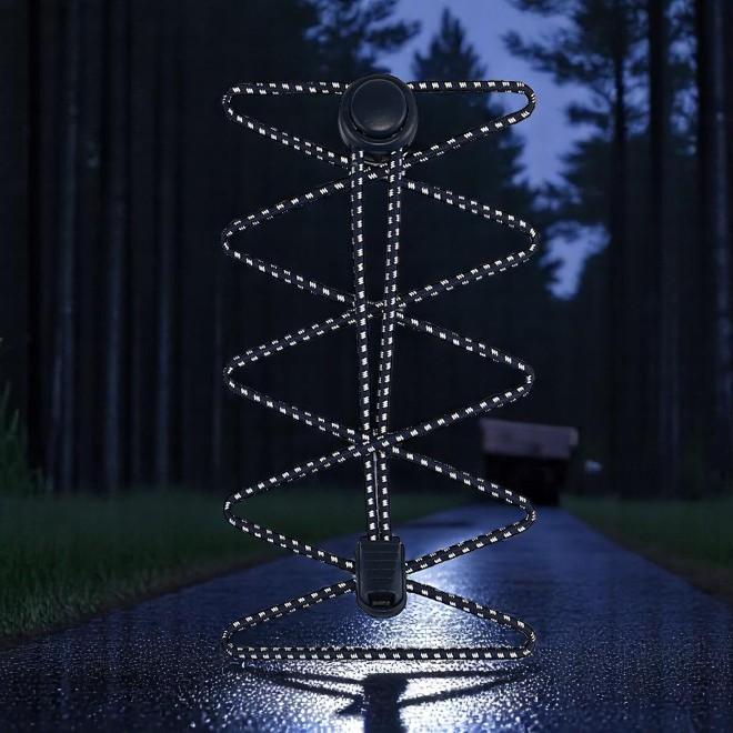 Image du produit LaceGodZ 1 Paar ReflectPro Series elastische, stark reflektierende Schnürsenkel (100 cm)