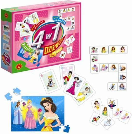 Immagine prodotto Alexander Set di giochi 4in1 per ragazze (Multilingue)