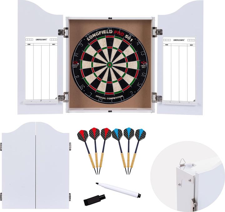 Produktbild Engelhart Dartschrank weiss