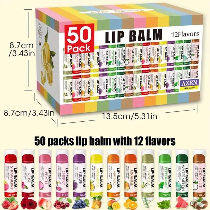 Actual product image Champ 50 pack/box, lip balm set (Balm)