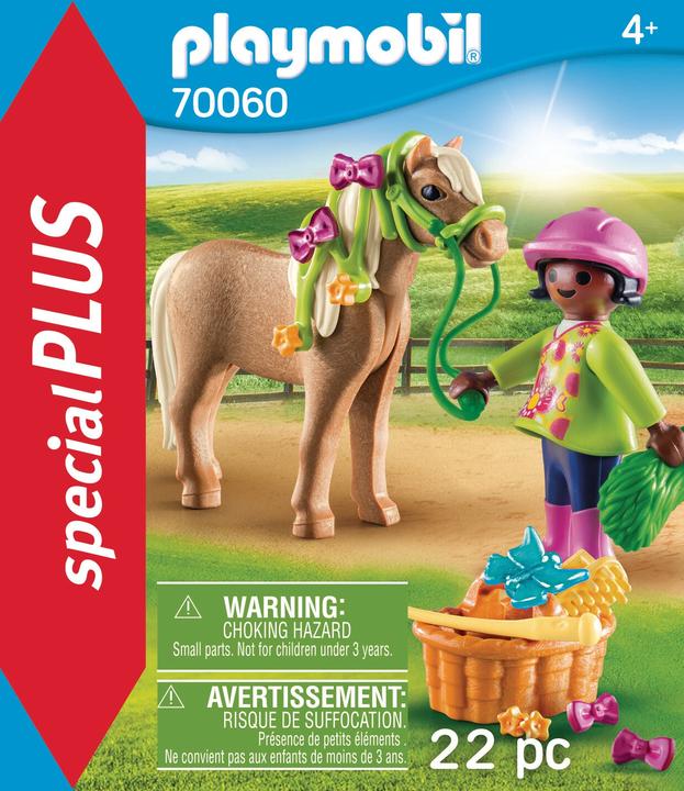 Produktbild Playmobil Mädchen mit Pony (70060, Playmobil Special Plus)