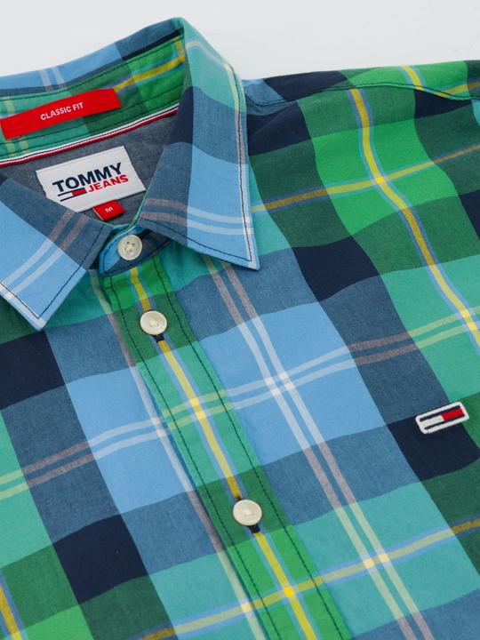 Image du produit Tommy Hilfiger chemise dÃ©contractÃ©e Ã carreaux verts (XL)