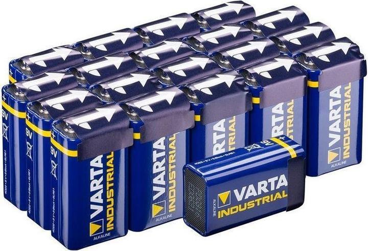 Actual product image Varta Industrial (1 pcs., 9V Block, 640 mAh)