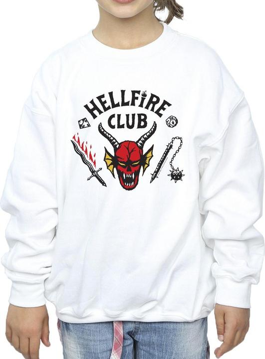Immagine prodotto Netflix Stranger Things Hellfire Club Felpa Ragazze (152, 158)