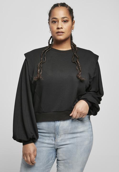 Produktbild Urban Classics Ladies Padded Shoulder Modal Terry Crewneck (L)