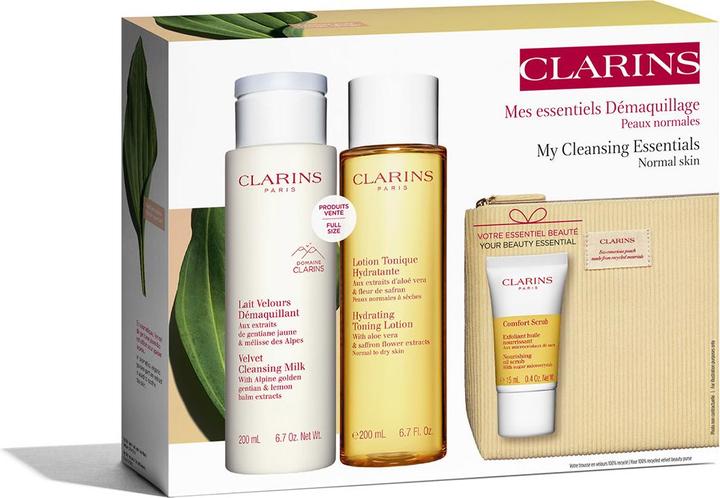 Image du produit Clarins Spécialités - Kit Premium de nettoyage pour peaux normales (Lait nettoyant, 200 ml)