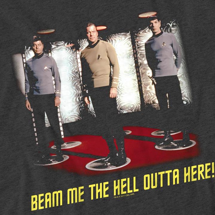 Actual product image Unisex Adult Beam Me Out T-Shirt (3XL)