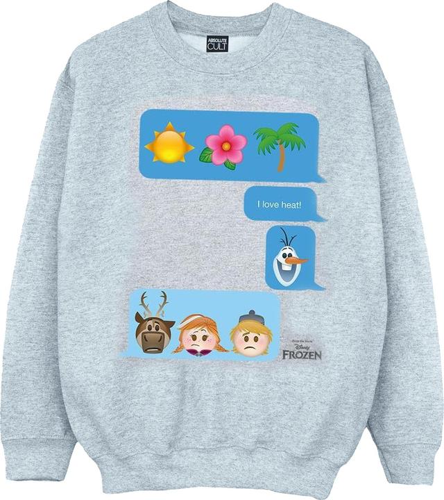 Immagine prodotto Disney Frozen I Love Heat Felpa Ragazzi (140, 146)