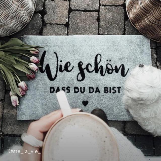 Produktbild Eulenschnitt Waschbare Fussmatte Wie schön - von (75 x 45 cm)