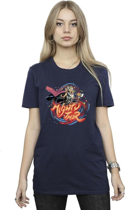 Image du produit - T-shirt THOR LOVE AND THUNDER MIGHTY THOR SWIRL - Femme (XXL)
