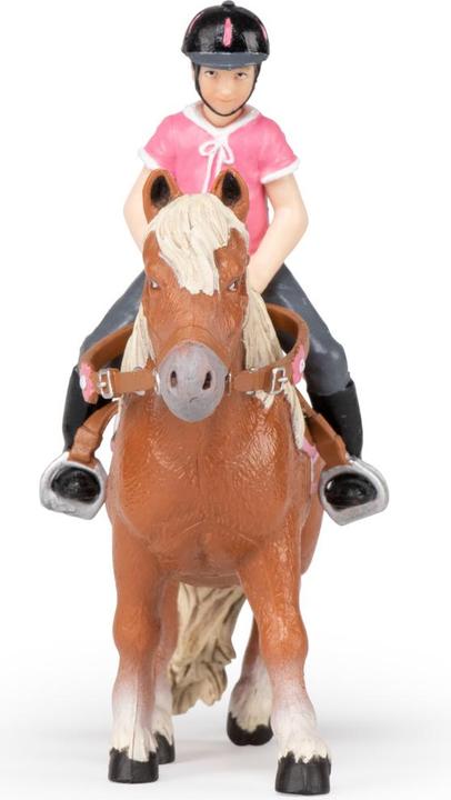Actual product image Papo Shetland pony with saddle