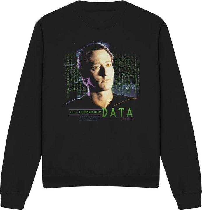 Actual product image Unisex Adult Data Sweatshirt (L)