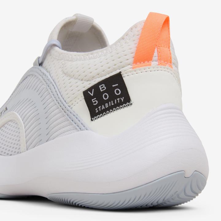 Actual product image Allsix Damen/Herren Volleyball Schuhe - Stability 500 weiss (46)