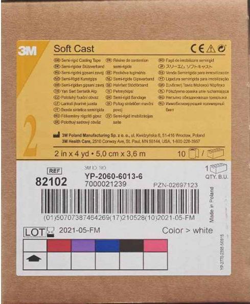 Image du produit 3M Scotchcast Softcast 5cmx3.65m blanc