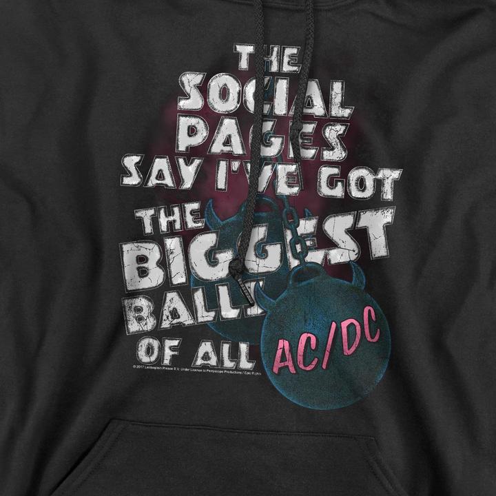 Image du produit AC/DC - Sweat à capuche BIG BALLS - Homme (XXL)