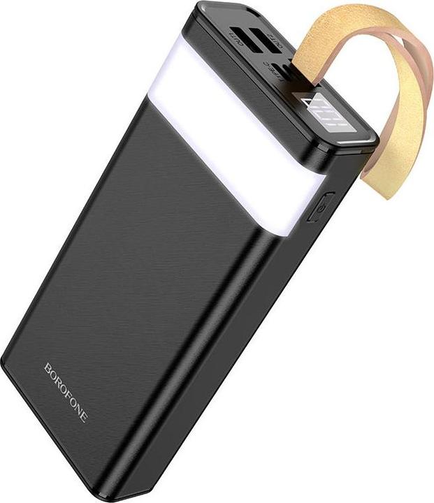 Actual product image Xiaomi External battery Power Bank Borofone BJ18 2xUSB 20000mAh black (20000 mAh)