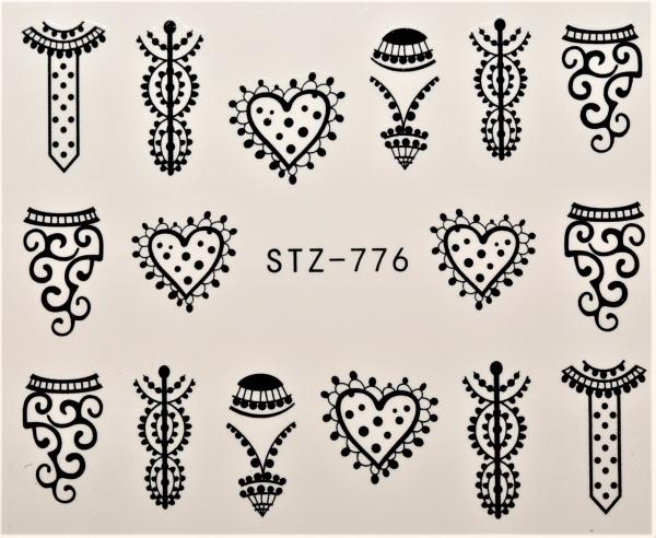 Actual product image Nagellack24 Nail Art Sticker Water Transfer 776 (Nail glue)
