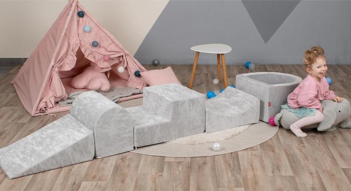 Produktbild Knorrtoys Spielblöcke soft - "Grey" (Kindersessel)