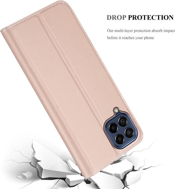 Actual product image Cadorabo Classy Book Case for Samsung Galaxy M53 5G (Samsung Galaxy M53 5G)