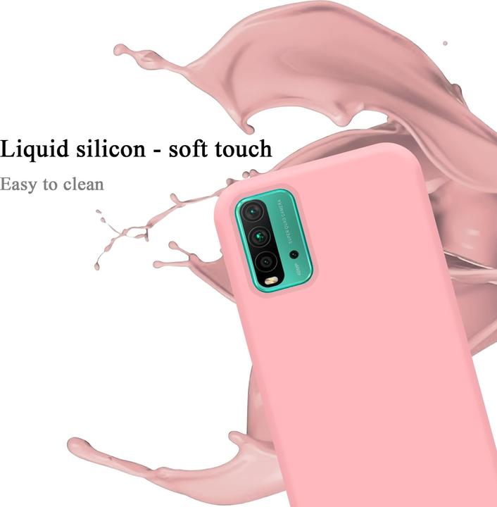 Actual product image Cadorabo TPU Liquid Silicone Case Cover (Xiaomi Redmi 9T, Xiaomi Poco M3)