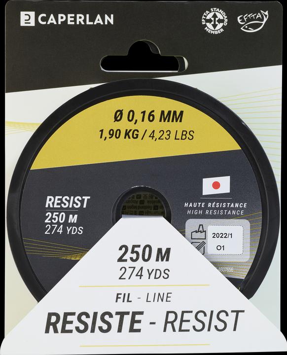 Immagine prodotto Caperlan Filo da pesca RFT Resist 250 m fluo