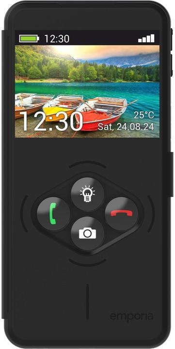 Actual product image Emporia Smart 6 Lite (128 GB, Black, 5.58", Single SIM, 50 Mpx, 4G)