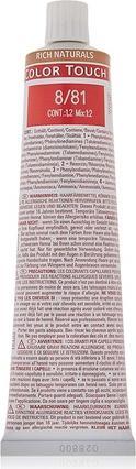 Immagine prodotto Wella Colore Touch Rich Naturals (8/81 biondo chiaro perla-cenere)