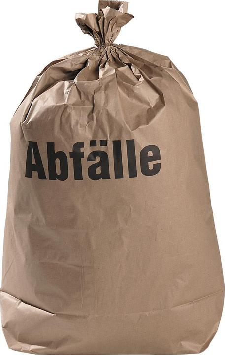 Deiss Waste bags paper, wet strength, 120 liters, 100 pieces (100 x, 120 l)