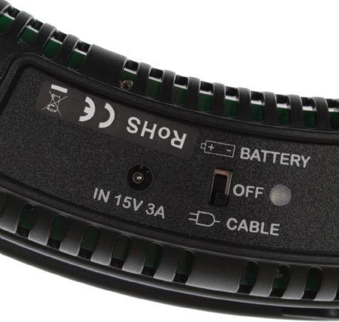 Actual product image Falcon Eyes Bi-Colour LED Ring Lamp Dimmable DVR-512DVC on 230V (Ring light)