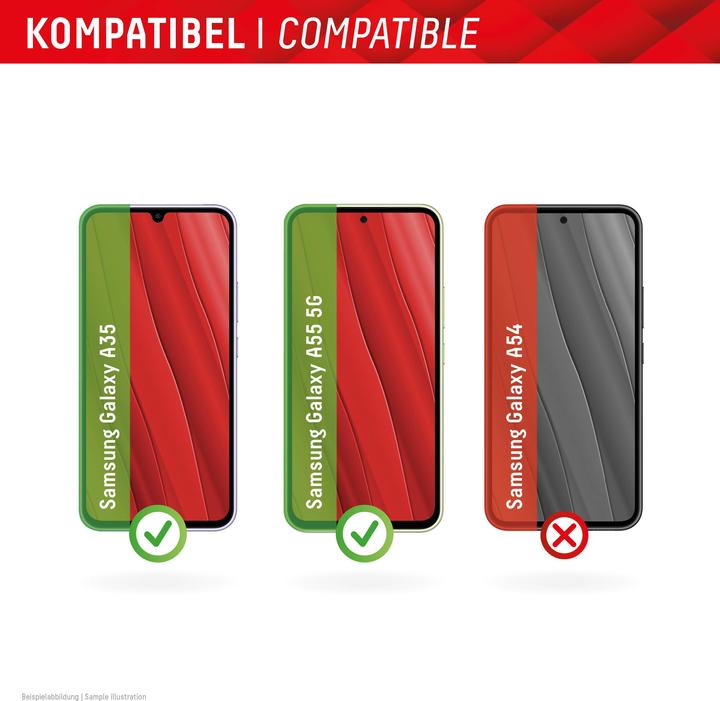 Immagine prodotto Displex Smart Glass, Displayschutzfolie (1 Pezzo/i, Samsung Galaxy A55, Samsung Galaxy A35)