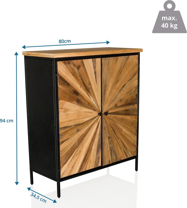 Produktbild hjh LIVING Santjago Black Sun XL