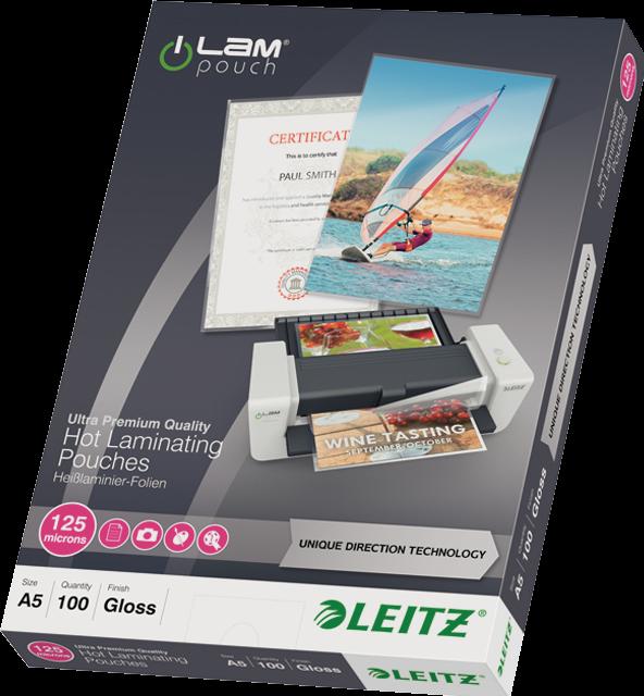 Actual product image Leitz Laminating foil (A5, 100 Piece, 125 µm)