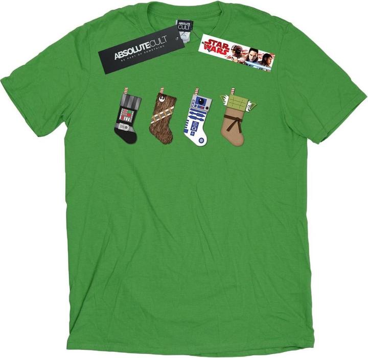 Star Wars Christmas Stockings TShirt (M)