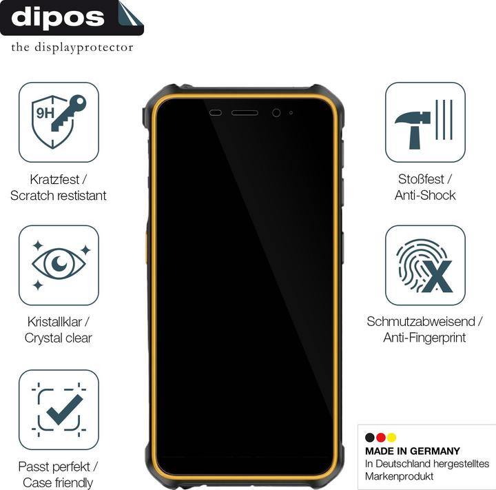 Image du produit Dipos Anti-Shock Film de Protection d’écran (1 pièce(s), Ulefone Armor X12 Pro)