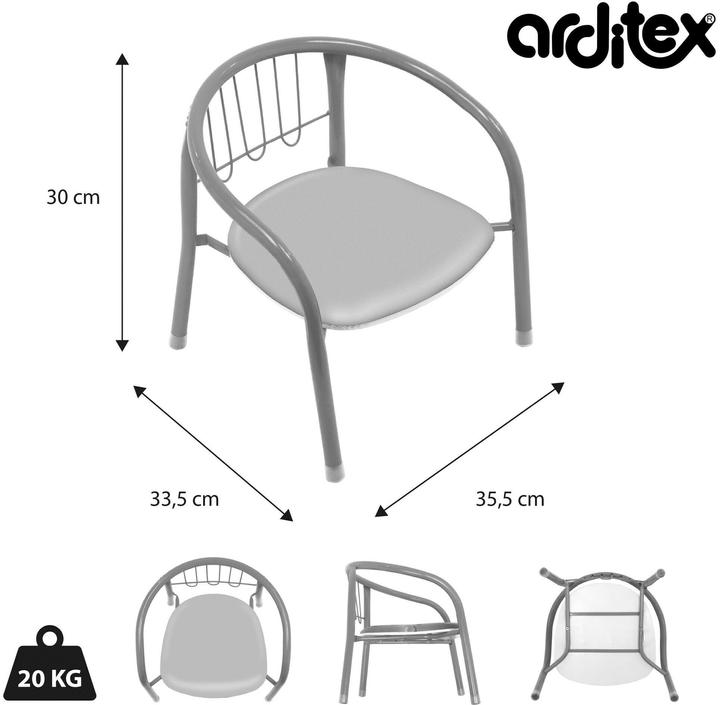 Actual product image Arditex Kids Chair Peppa Pig Pink (Child seating group)