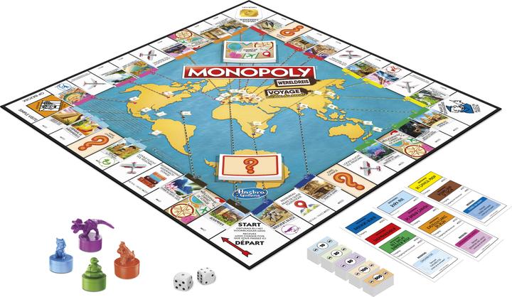 Immagine prodotto Hasbro Gaming Monopolio Wereldreis (Francese, Olandese)
