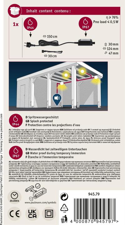 Productafbeelding Paulmann Transformatoren, voedingen en stuurprogramma's