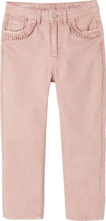 Actual product image Vertbaudet Straight girls' trousers, REGULAR waist (146)