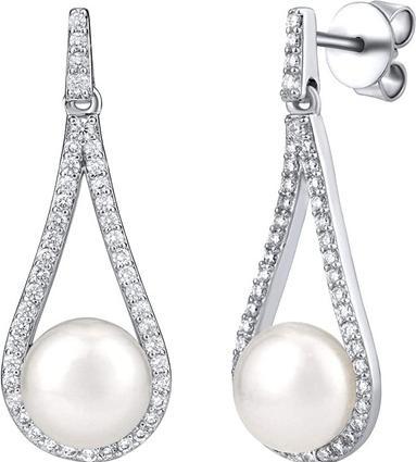 Immagine prodotto Silvego Orecchini di lusso in argento con vera perla bianca LPSGRP19233W