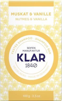 Produktbild Klar Festes Shampoo Muskat & Vanille (Festes Shampoo)