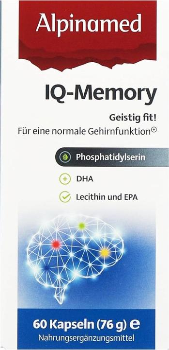Produktbild Alpinamed IQ Memory (1 Stück, Kapseln, 120 g)