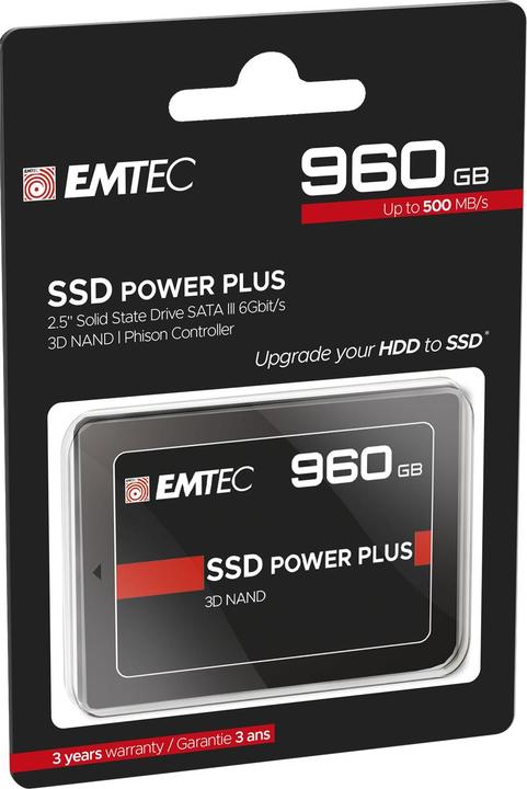 Image du produit Emtec X150 Power Plus (960 Go, 2.5")
